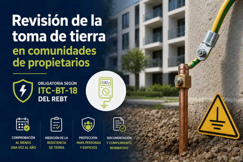 al menos una vez al año. Según el Reglamento Electrotécnico de Baja Tensión (REBT), en su instrucción ITC-BT-18, esta revisión es obligatoria para asegurar que la instalación se mantiene dentro de los valores de seguridad exigidos.