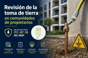 al menos una vez al año. Según el Reglamento Electrotécnico de Baja Tensión (REBT), en su instrucción ITC-BT-18, esta revisión es obligatoria para asegurar que la instalación se mantiene dentro de los valores de seguridad exigidos.